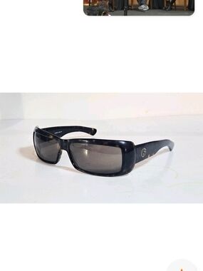 Giorgio Armani 54/Strass Sunglasses Tortoise Gray Women